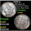 Image 1 : 1896-p Morgan Dollar $1 Grades Choice+ Unc
