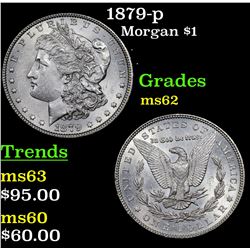 1879-p Morgan Dollar $1 Grades Select Unc