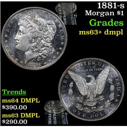 1881-s Morgan Dollar $1 Grades Select Unc+ DMPL
