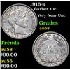 Image 1 : 1916-s Barber Dime 10c Grades Choice AU/BU Slider