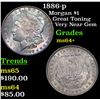 Image 1 : 1886-p Morgan Dollar $1 Grades Choice+ Unc