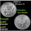 Image 1 : 1883-o Morgan Dollar $1 Grades Unc Details