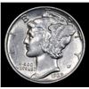 Image 2 : 1939-p Mercury Dime 10c Grades Select Unc+ FSB