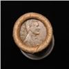 Image 3 : Mixed small cents 1c orig shotgun roll, 1923-s Wheat Cent, 1896 Indian Cent other end