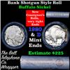 Image 1 : Buffalo Nickel Shotgun Roll in Old Bank Style 'Bell Telephone'  Wrapper 1920 & d Mint Ends