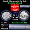 Image 1 : Buffalo Nickel Shotgun Roll in Old Bank Style 'Bell Telephone'  Wrapper 1927 & s Mint Ends