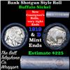 Image 1 : Buffalo Nickel Shotgun Roll in Old Bank Style 'Bell Telephone'  Wrapper 1919 & d Mint Ends