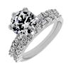 Image 1 : Sterling Silver mm Round Cut Wedding Set size 9