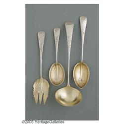 Four Gorham Silver Serving Pieces Four American Silver Serving Pieces