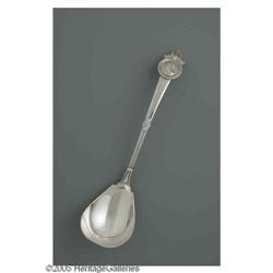 A Gorham Silver 'Medallion' Ladle An American Silver Ladle