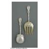 Image 2 : A Whiting Silver Asparagus Server & Berry Spoon An American Silver Asparagus Server and Berry Spoon
