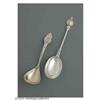 Image 1 : An American Silver Ladle and Berry Spoon An American Silver Ladle And Berry Spoon