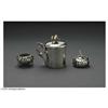 Image 2 : Mexican Silver Honey Pot & Open Salt and Pepper A Mexican Silver Honey Pot and Open Salt and Pepper