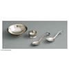 Image 1 : Silver Nut Bowl, Two Serving Spoons & Open Salt A Danish Silver Nut Bowl, Two Serving Spoons And A M
