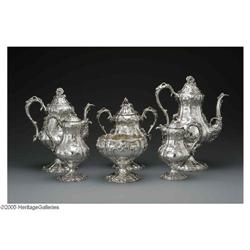 A Ball, Black & Co Silver Tea and Coffee Service An American Silver Tea and Coffee Service