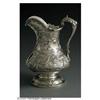 Image 1 : A George Sharp Silver Scenic Repousse Pitcher An American Silver Pitcher