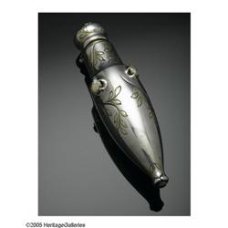 A Tiffany Silver Ladies Scent Bottle and Box An American Silver Ladies Scent Bottle and Presentation