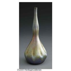 A Tiffany Favrile Glass Vase An American Art Glass Vase