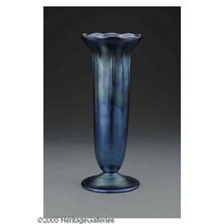 A Tiffany 'Favrile' Glass Vase An American Glass Vase