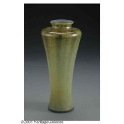 A Nash Glass Vase An American Glass Vase
