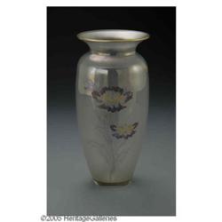 A Steuben Glass Vase An American Glass Vase