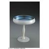 Image 1 : A Steuben Glass 'Blue Calcite' Compote An American Glass Compote