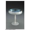 Image 2 : A Steuben Glass 'Blue Calcite' Compote An American Glass Compote
