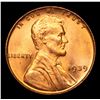 Image 2 : 1939-p Lincoln Cent 1c Grades Choice+ Unc RD