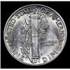Image 3 : 1943-p Mercury Dime 10c Grades Select+ Unc