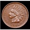 Image 2 : 1904 Indian Cent 1c Grades xf+