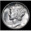 Image 2 : 1939-p Mercury Dime 10c Grades Choice+ Unc
