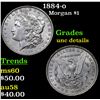 Image 1 : 1884-o Morgan Dollar $1 Grades Unc Details