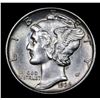 Image 2 : 1936-p Mercury Dime 10c Grades Choice Unc+ FSB