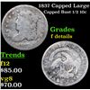 Image 1 : 1837 Capped Large Capped Bust Half Dime 1/2 10c Grades f details