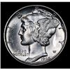 Image 2 : 1939-p Mercury Dime 10c Grades GEM++ Unc