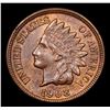 Image 2 : 1908 Indian Cent 1c Grades Select+ Unc BN