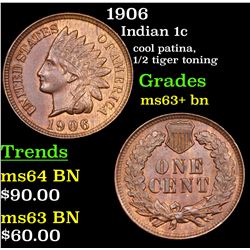 1906 Indian Cent 1c Grades Select+ Unc BN
