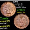 Image 1 : 1906 Indian Cent 1c Grades Select+ Unc BN