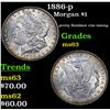 Image 1 : 1886-p Morgan Dollar $1 Grades Select Unc