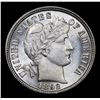 Image 2 : 1892-p Barber Dime 10c Grades Unc Details