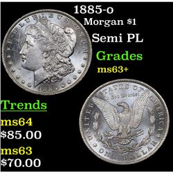 1885-o Morgan Dollar $1 Grades Select+ Unc
