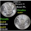 Image 1 : 1885-o Morgan Dollar $1 Grades Select+ Unc