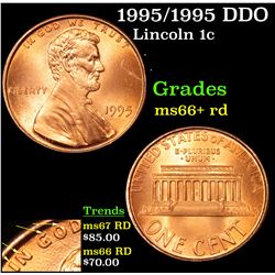 1995/1995 DDO Lincoln Cent 1c Grades GEM++ RD