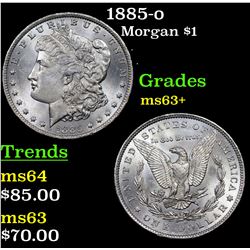 1885-o Morgan Dollar $1 Grades Select+ Unc