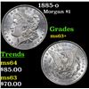 Image 1 : 1885-o Morgan Dollar $1 Grades Select+ Unc