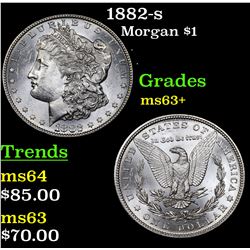 1882-s Morgan Dollar $1 Grades Select+ Unc