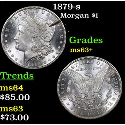 1879-s Morgan Dollar $1 Grades Select+ Unc