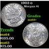 Image 1 : 1902-o Morgan Dollar $1 Grades Select+ Unc