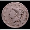 Image 2 : 1828 Coronet Head Large Cent 1c Grades f+