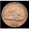 Image 2 : 1857 Flying Eagle Cent 1c Grades vf+